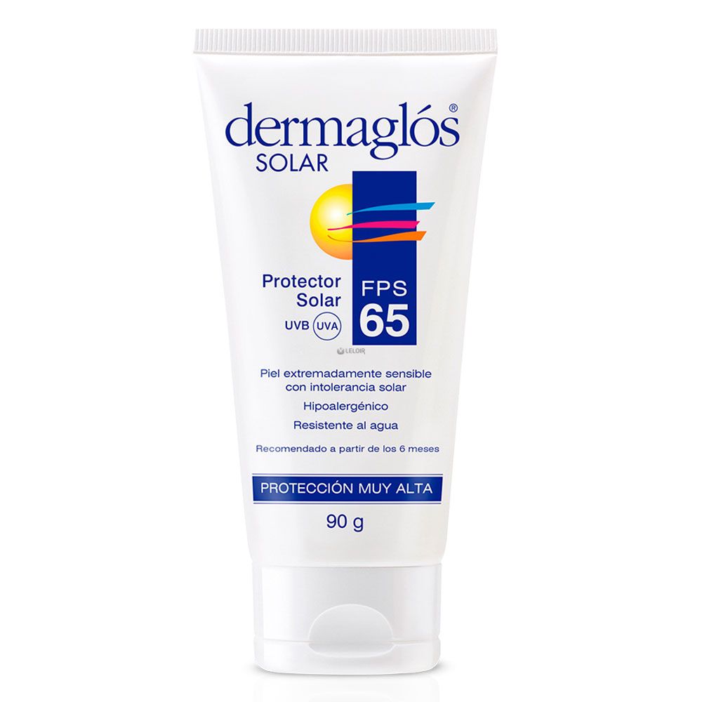 DERMAGLOS PROTECTOR SOLAR CREMA FPS 65 X 90 G.